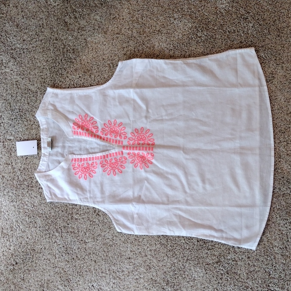 NWT J Crew linen/cotton tank top size 2